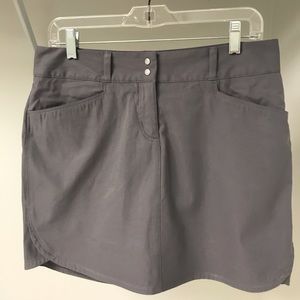 Adidas golf skort gray size 6